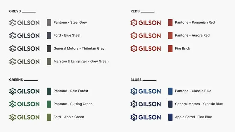 Identity art direction Gilson