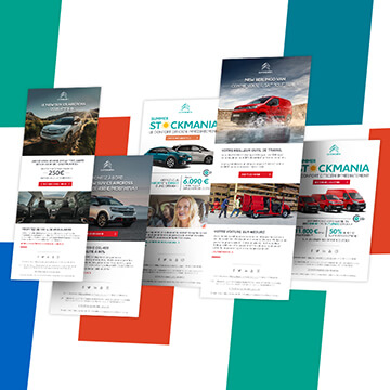 Webdesign Citroën Newsletter