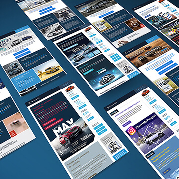 Webdesign Peugeot Newsletter