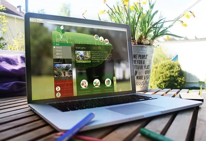 Mockup Webdesign Homepage Chlorophyll